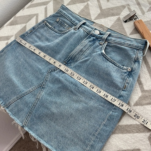 EVERLANE Deconstructive Denim Skirt size 27 Distressed Mini skirt‎ - Picture 10 of 10